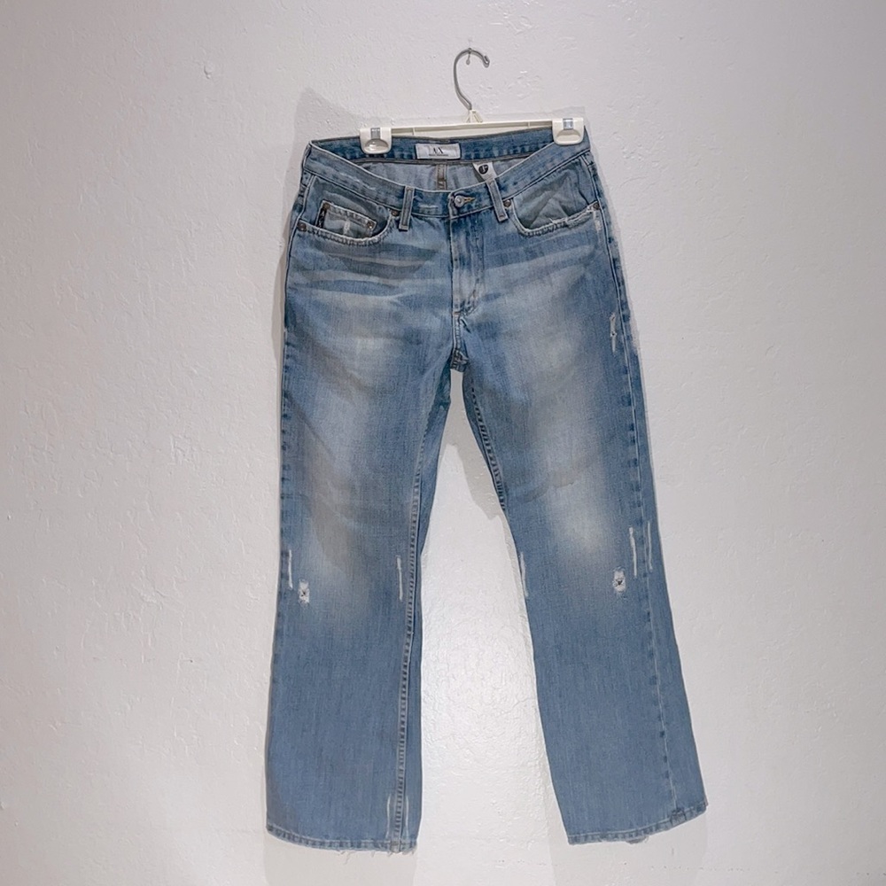 ARMANI EXCHANGE J101 Boot Cut Mens Blue Jean 32x32